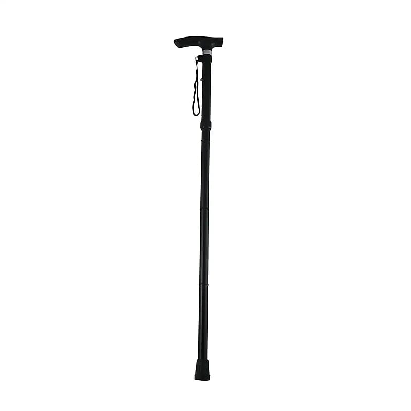 Closeout Bulk Buys Foldable Walking Cane, Non Slip Easy Fold Walking Stick, Collapsible Walking Aid â€“ Black