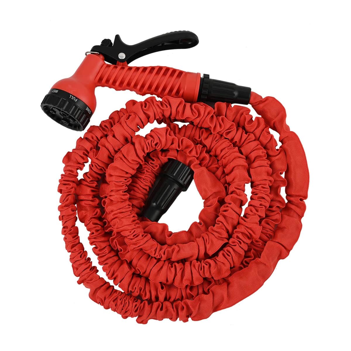 Savannah 25ft Expanding Coil Hose - Red/Black image number 0