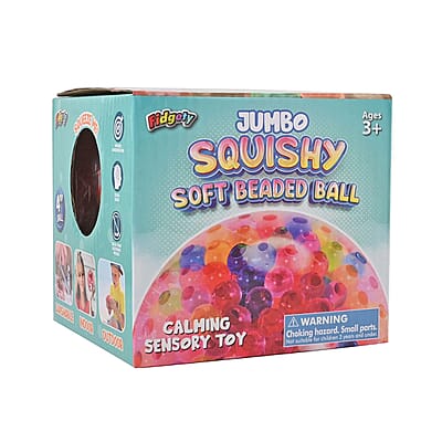 Fidgety 4in Squishy Stress Ball with Gel Water Beads