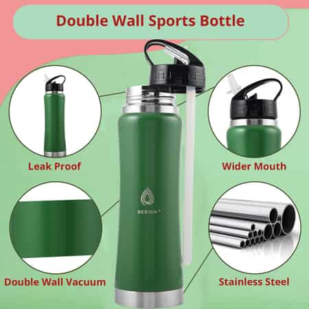 Dishwasher Safe Sports Flask 25 Oz Stainless Steel Vacuum