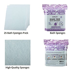 Scrubzz Bath Sponges Lavender