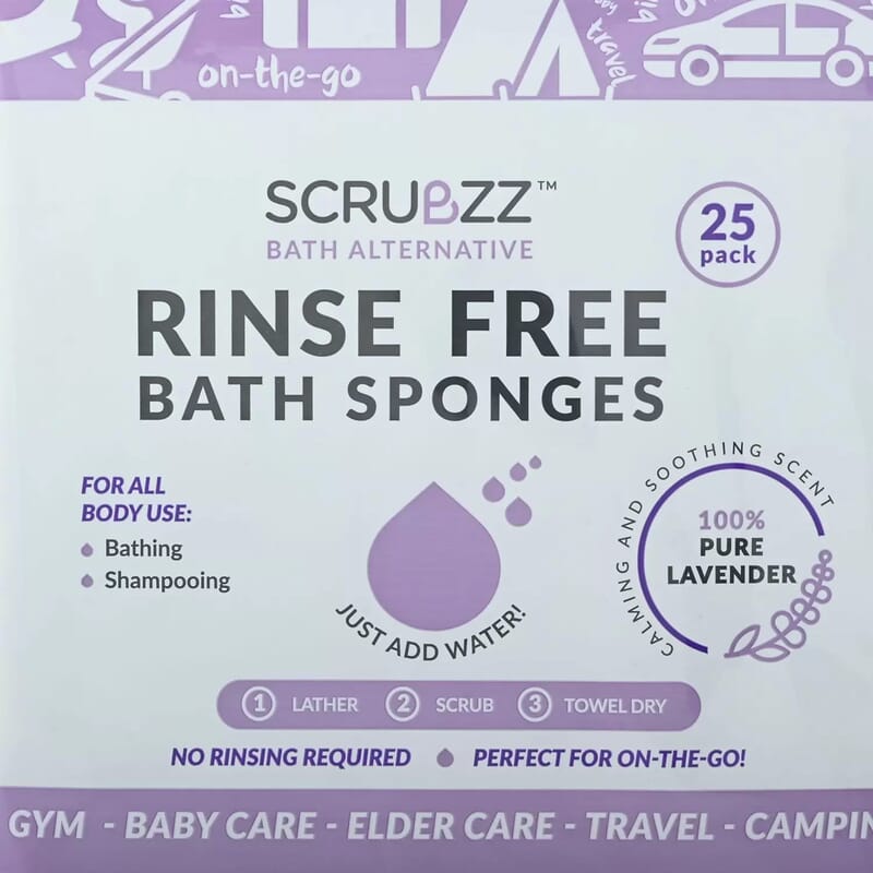 Scrubzz Bath Sponges Lavender
