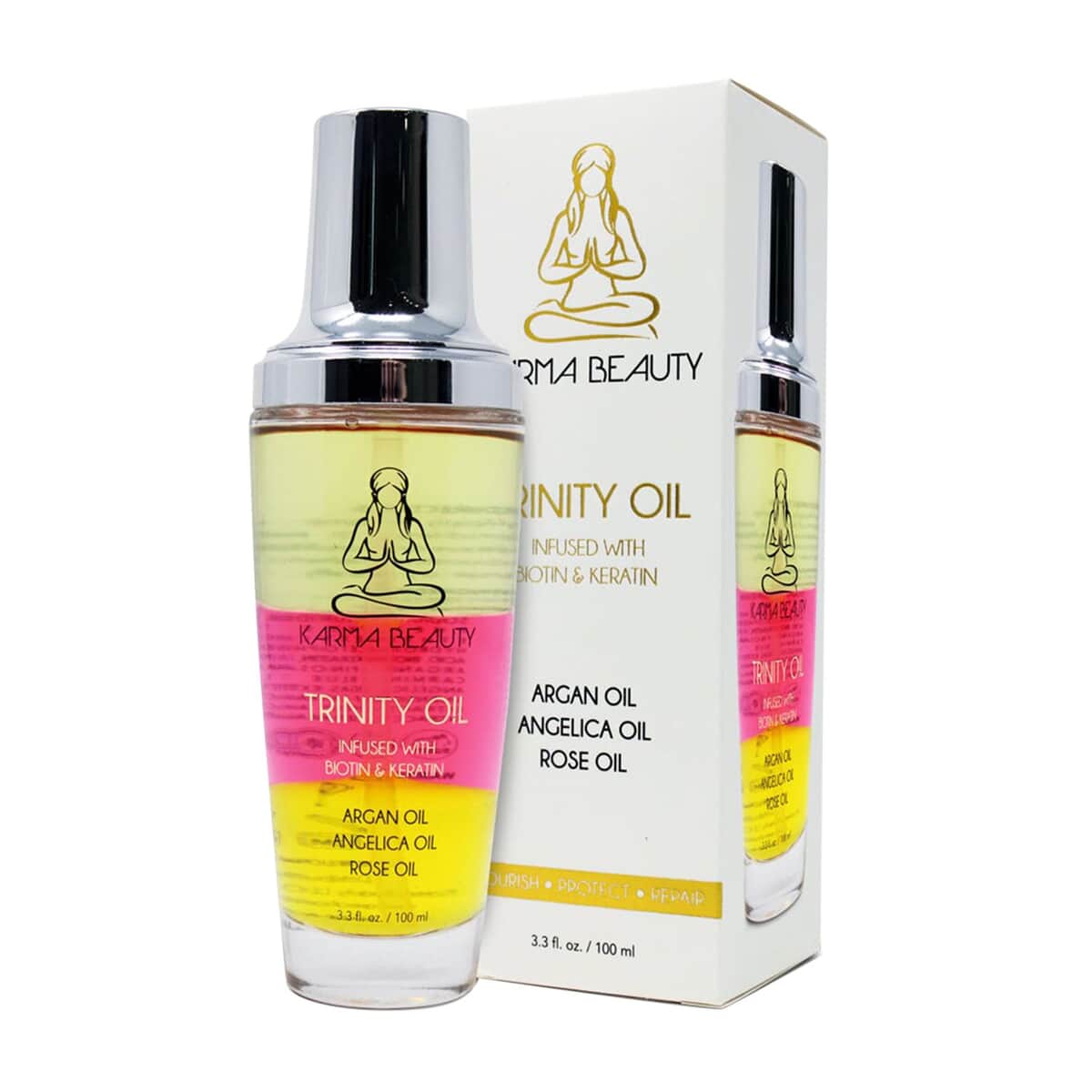 Karma Beauty Bundle- Biotin Serum, Trinity Oil & Sweet Dreams Hair perfume (Ships in 8-10 business days), Haircare Product Set, Natural Hair Care Products image number 3