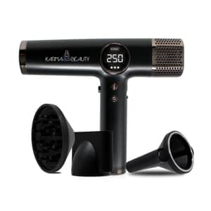 Karma Beauty- IQ Professional Hair Dryer With Three Heat Speed Settings/cool-blast Feature and Digital Intelligent Temperature Display, Blow Dryer , Best Travel Hair Dryer , Hair Blower