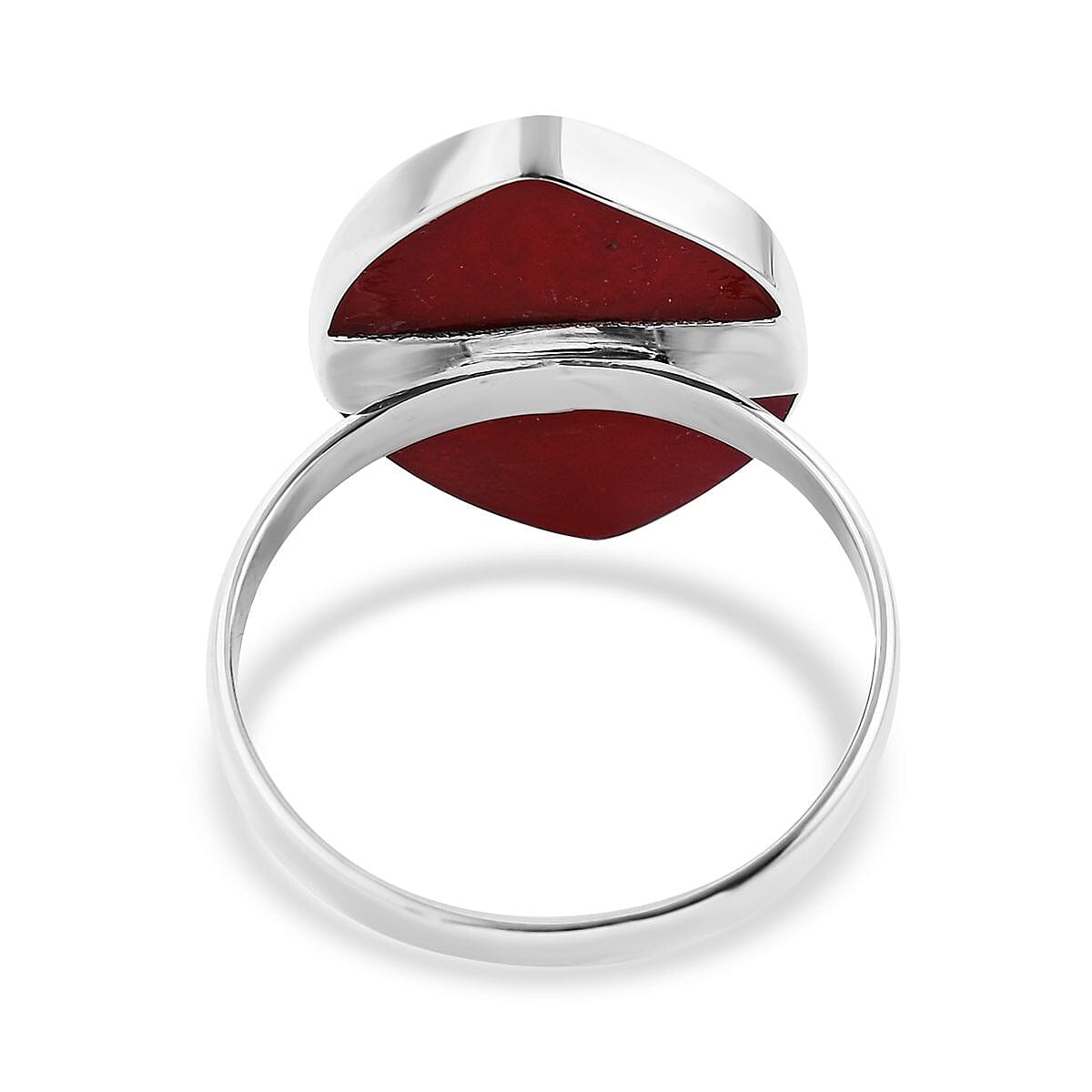 Sponge Coral Ring in Sterling Silver (Size 8.0) image number 4