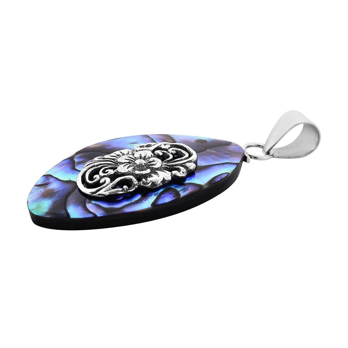 Abalone Shell Pendant in Sterling Silver image number 3