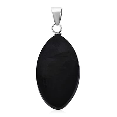Abalone Shell Pendant without Chain in Sterling Silver