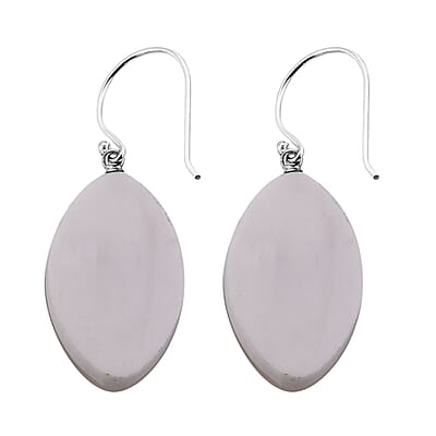 Mother Of Pearl Earrings in Sterling Silver