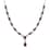 Premium Tanzanian Wine Garnet Necklace 18 Inches in Platinum Over Sterling Silver 5.40 ctw