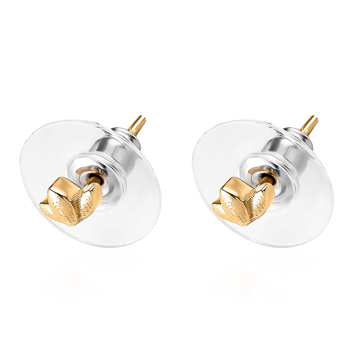 Vermeil Yellow Gold Over Sterling Silver Earrings 0.80 Grams