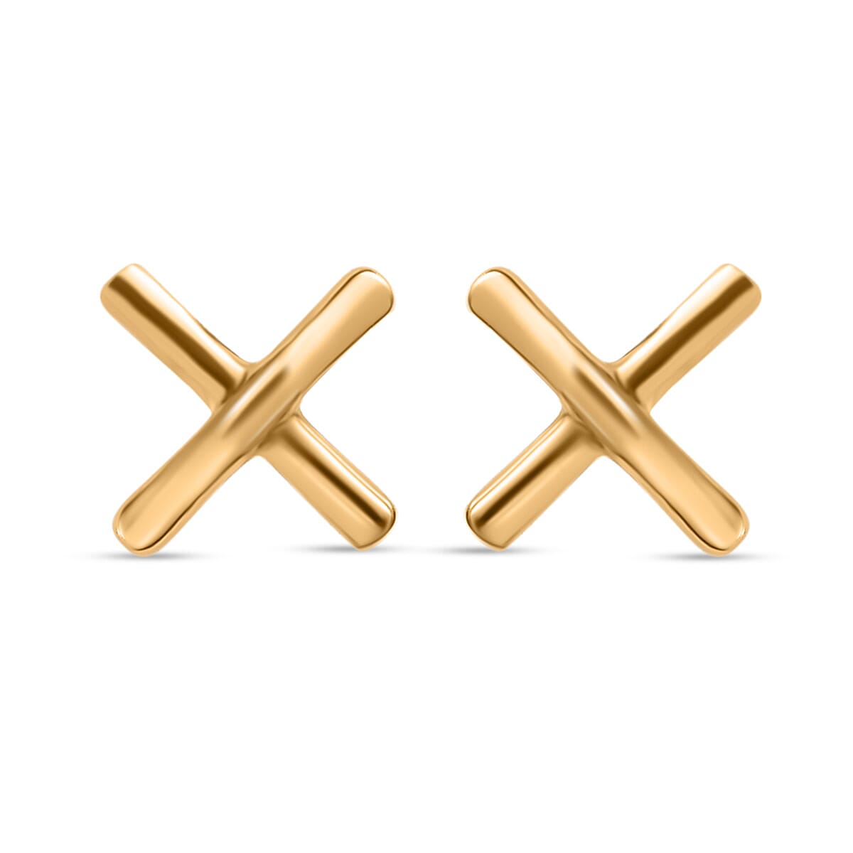 Vermeil Yellow Gold Over Sterling Silver Stud Earrings