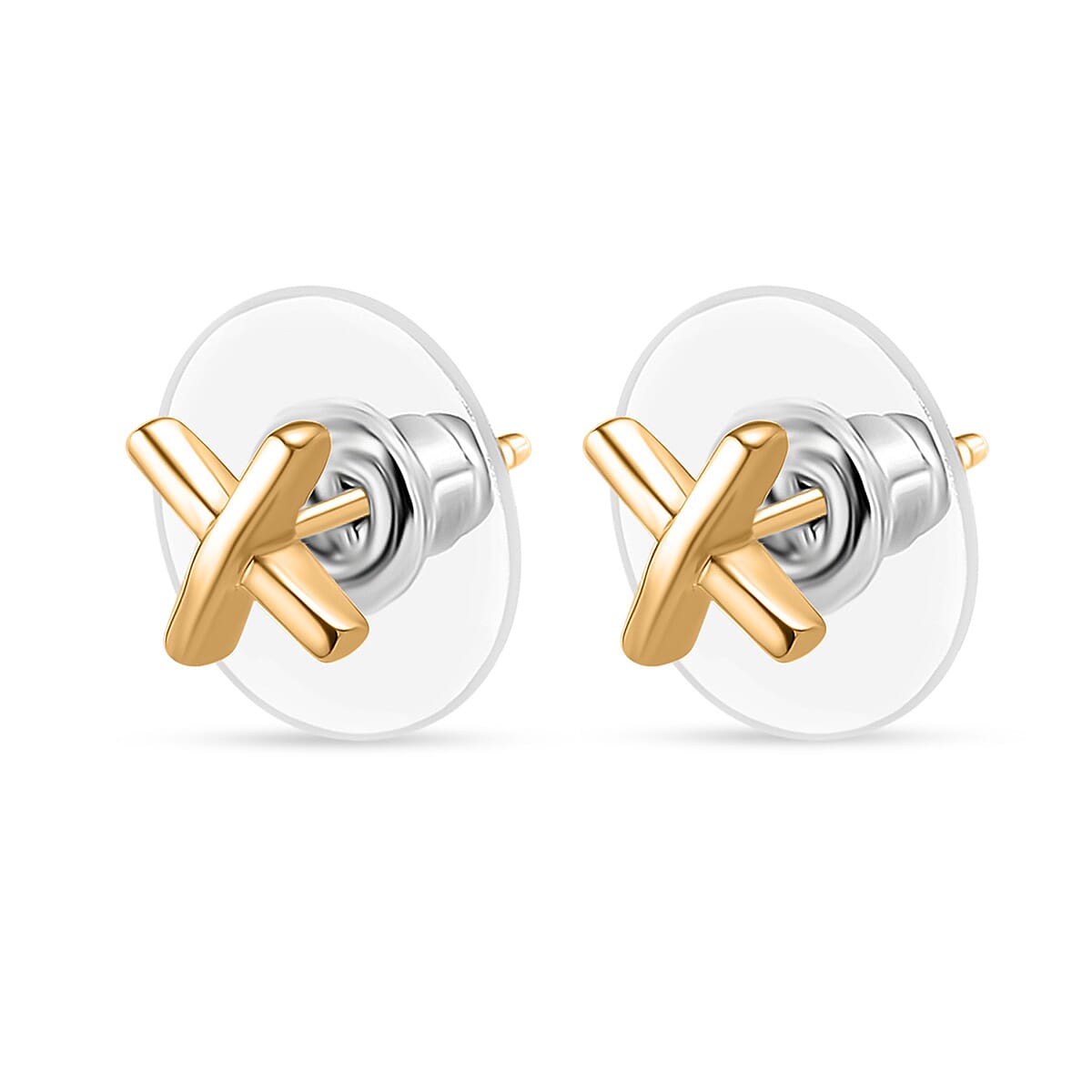 Vermeil Yellow Gold Over Sterling Silver Stud Earrings