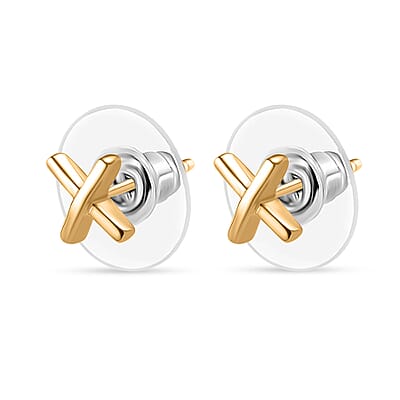 Vermeil Yellow Gold Over Sterling Silver Stud Earrings