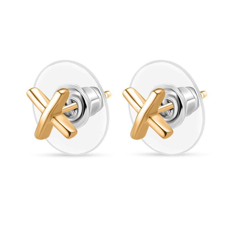 Vermeil Yellow Gold Over Sterling Silver Stud Earrings