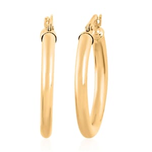 14K Yellow Gold Hoop Earrings 1.90 Grams