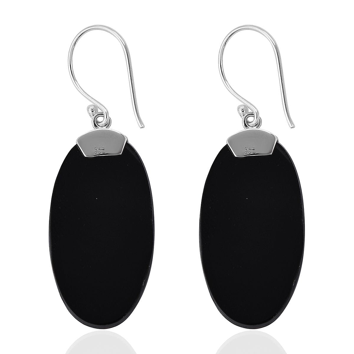 Sponge Coral Oval Shape Earrings in Sterling Silver image number 3