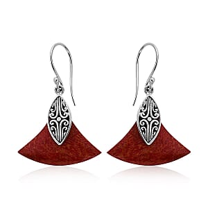 Sponge Coral Earrings in Sterling Silver
