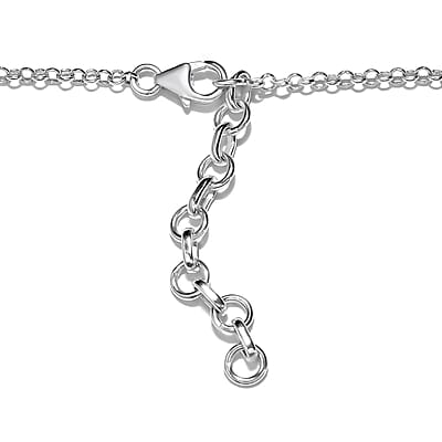 Artisan Crafted Rough Cut Tanzanite Necklace 18 Inches in Sterling Silver 42.00 ctw