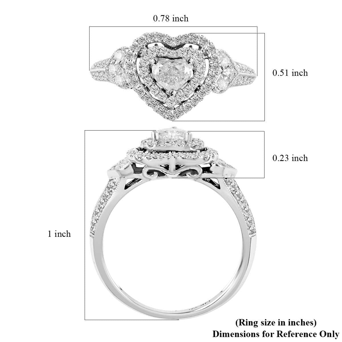 14K Yellow, Rose and White Gold Natural Yellow, Pink and White Diamond (I2) Ring (Size 6.0) 0.75 ctw image number 5