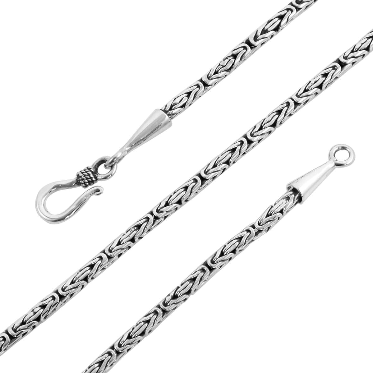 Buy Bali Legacy Sterling Silver Borobudur Chain Necklace 20 Inches 21. ...