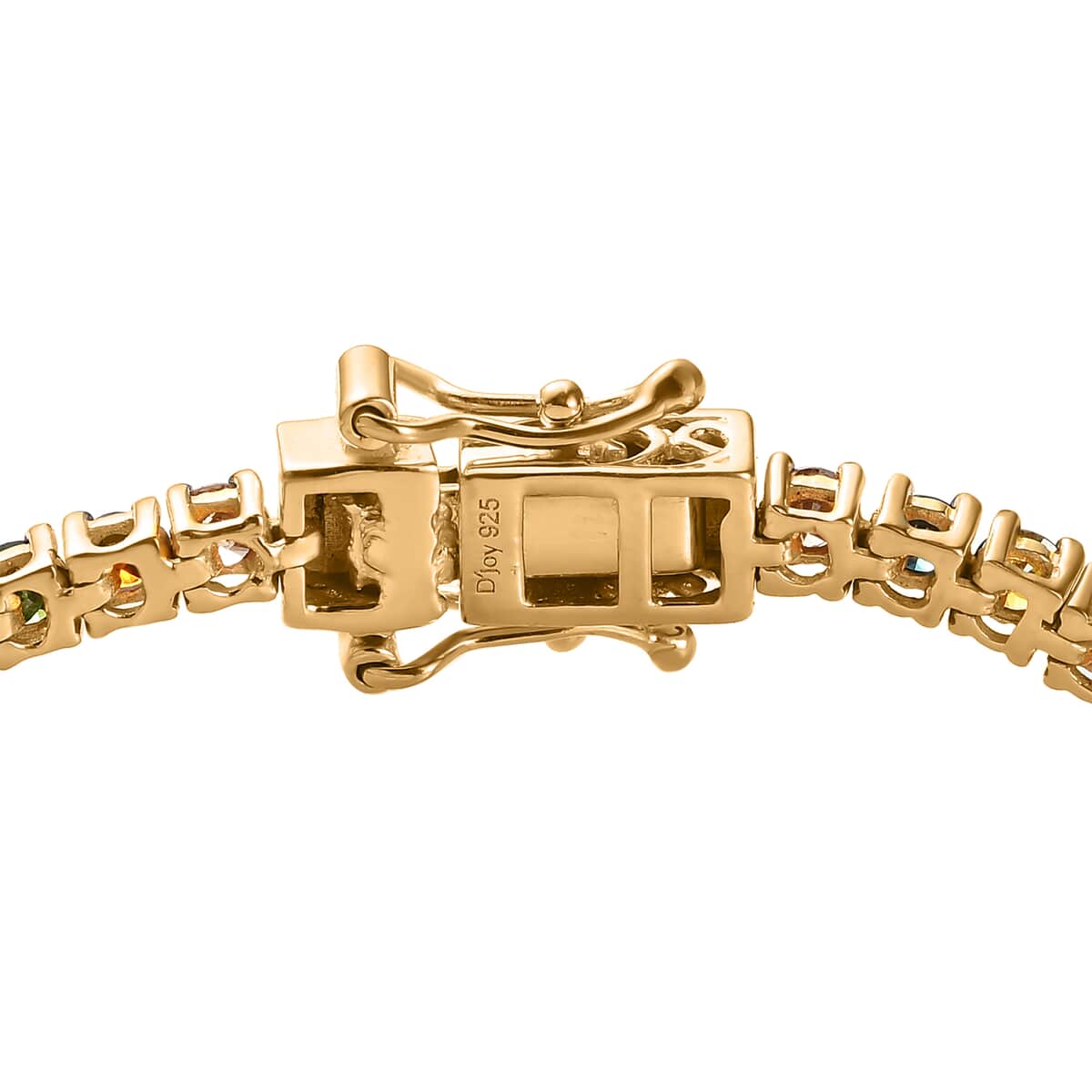 Multi Diamond Tennis Bracelet in Vermeil Yellow Gold Over Sterling Silver (7.25 In) 5.00 ctw image number 3