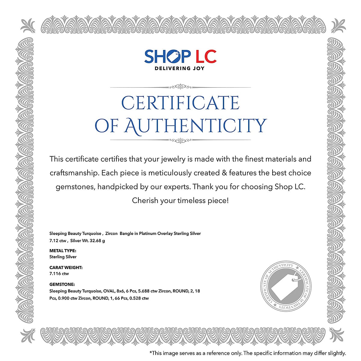 Sleeping Beauty Turquoise Buckle Bangle Bracelet in Sterling Silver, Turquoise Bracelet, Silver Bracelet For Women (8.00 In) 7.10 ctw image number 7