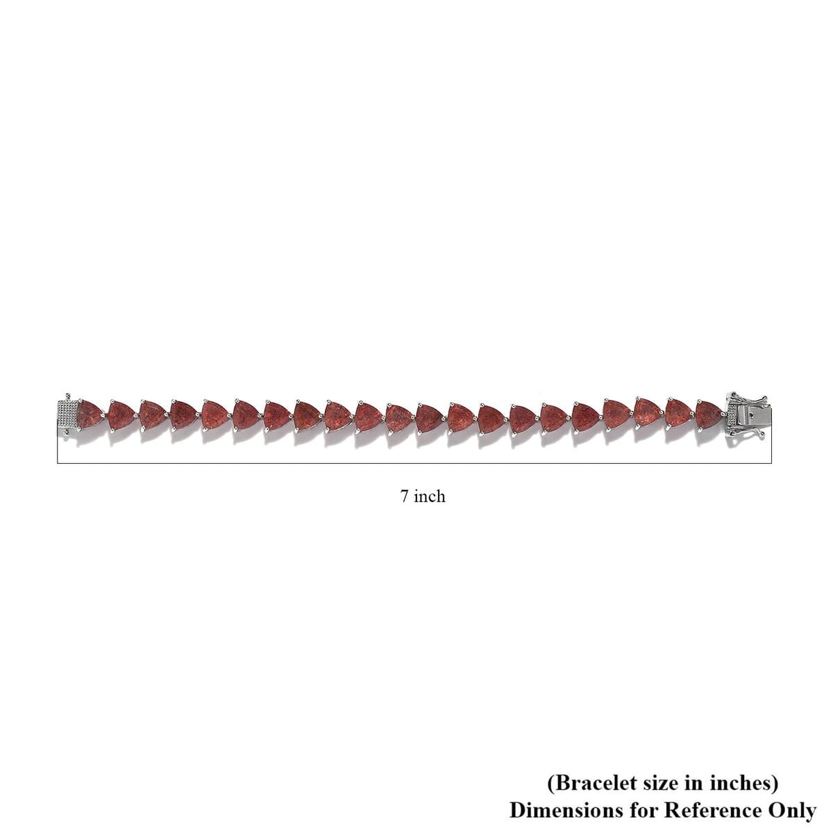 Natural Tanzanian Natronite Tennis Bracelet in Platinum Over Sterling Silver (6.50 In) 9.50 Grams 31.15 ctw image number 3