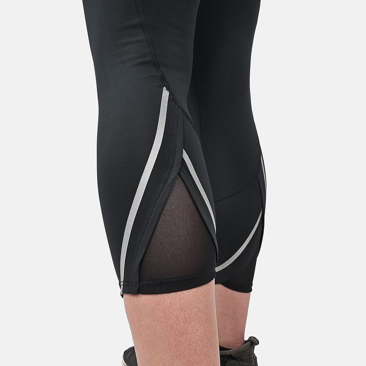 Marika Black High-Waisted Capri Leggings image number 4