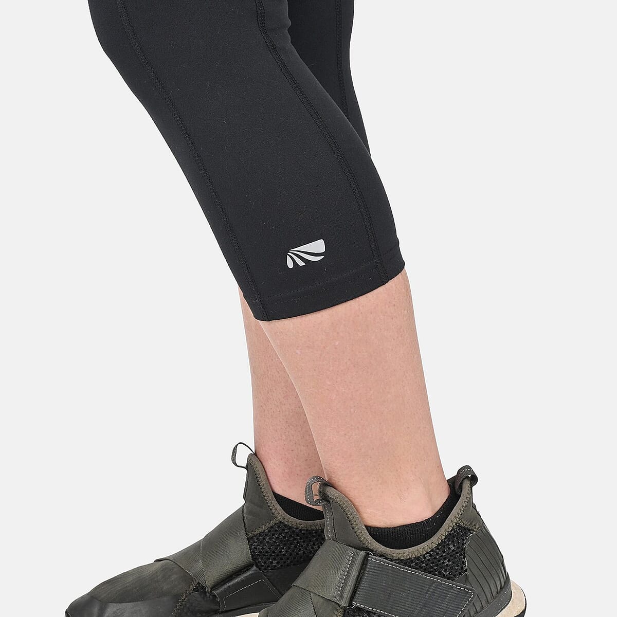 Marika Black High Rise Tummy Control Capri Leggings image number 4