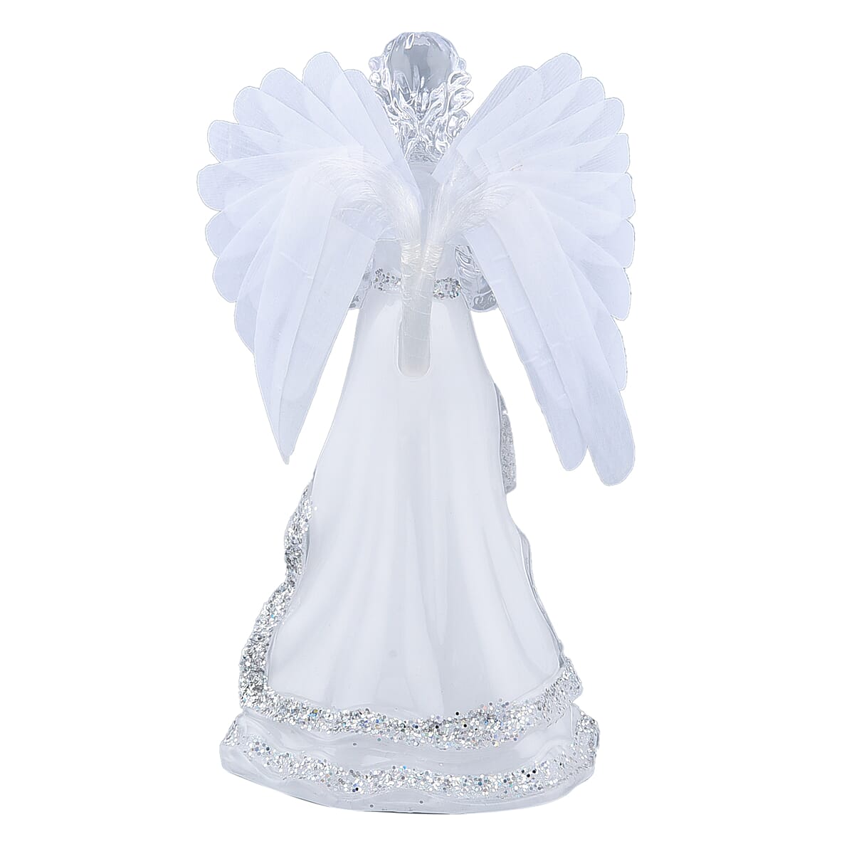 Elegant Angel-Holding Harp with Multi Color Changing Light (3 AAA Batteries Not included) image number 5