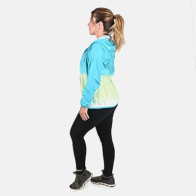 LAYER 8 Teal Ombre Windbreaker