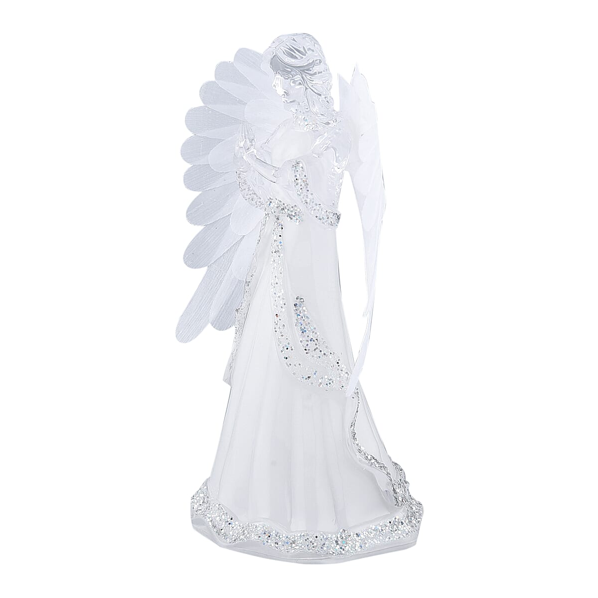 Elegant Angel-Hands Together Gesture of Prayer with Multi Color Changing Light (3 AAA Batteries Not included) image number 5