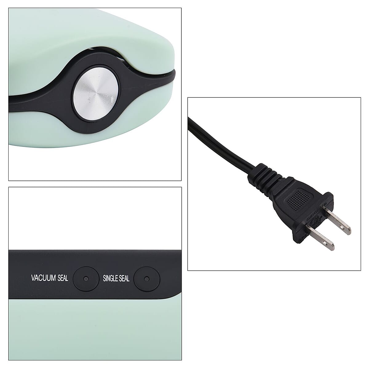 Homesmart Light Green Vacuum Sealer with Seal, Roll Bag and Vacuum Bags image number 6