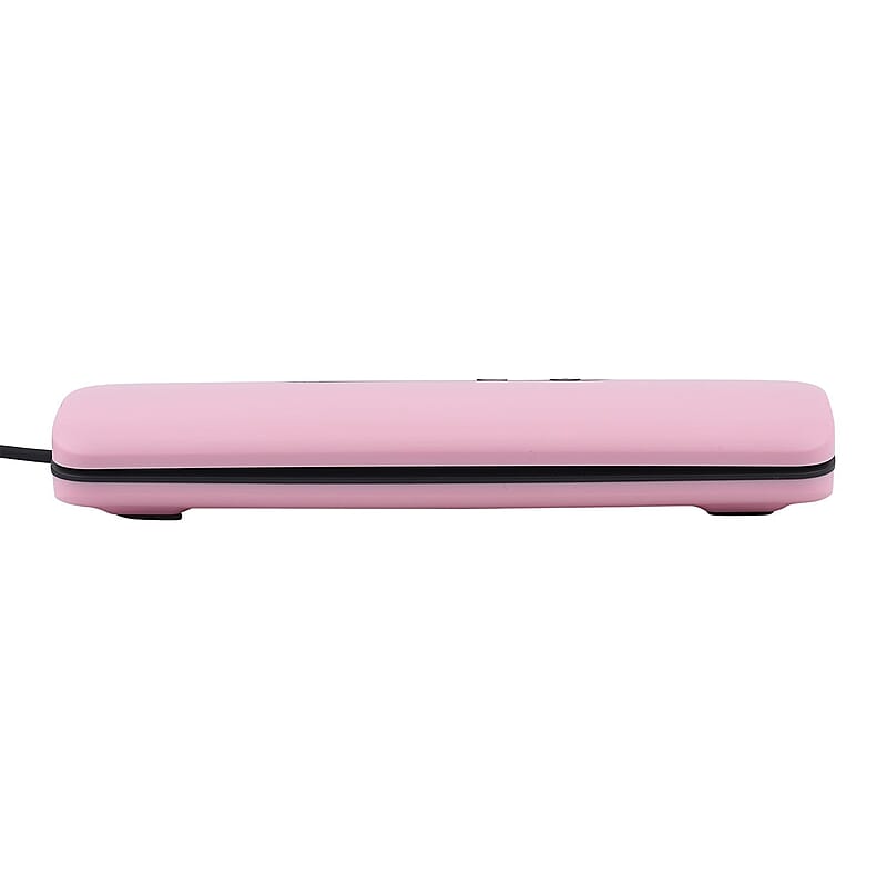 Homesmart Light Pink Vacuum Sealer with Seal, Roll Bag and Vacuum Bags