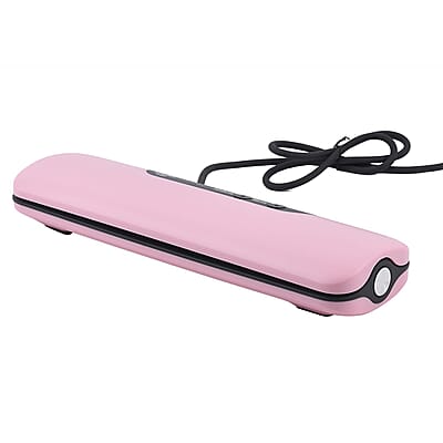 Homesmart Light Pink Vacuum Sealer with Seal, Roll Bag and Vacuum Bags
