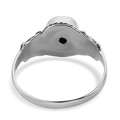 Bali Legacy Socoto Emerald Solitaire Ring in Sterling Silver (Size 10.0) 1.25 ctw