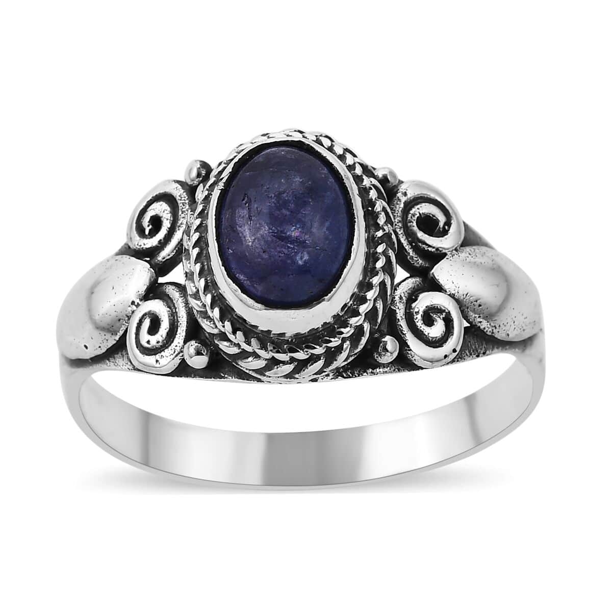 Bali Legacy Tanzanite Solitaire Ring in Sterling Silver (Size 10.0) 1.50 ctw image number 0