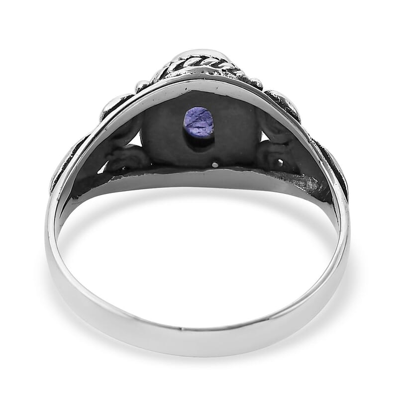 Bali Legacy Tanzanite Solitaire Ring in Sterling Silver (Size 10.0) 1.50 ctw