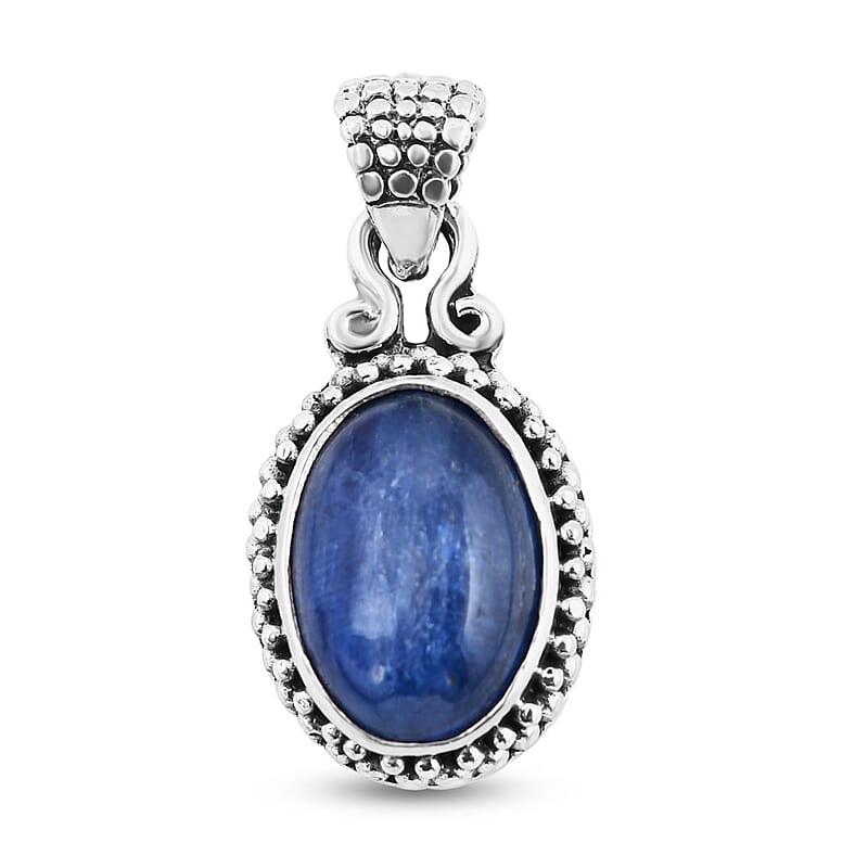 Bali Legacy Himalayan Kyanite Pendant in Sterling Silver 6.50 ctw