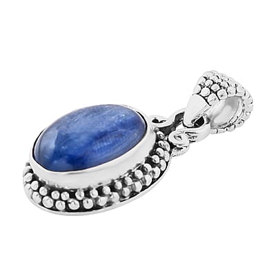 Bali Legacy Himalayan Kyanite Pendant in Sterling Silver 6.50 ctw