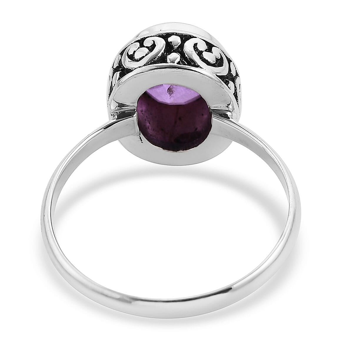 Bali Legacy Kunzite Quartz (Triplet) Ring in Sterling Silver (Size 6.0) 3.00 ctw image number 4