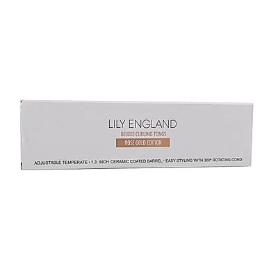 Closeout Lily England Curling Tongs with Ceramic Barrel, Hair Curler, Curling Iron, Hair Rollers, Curling Wand