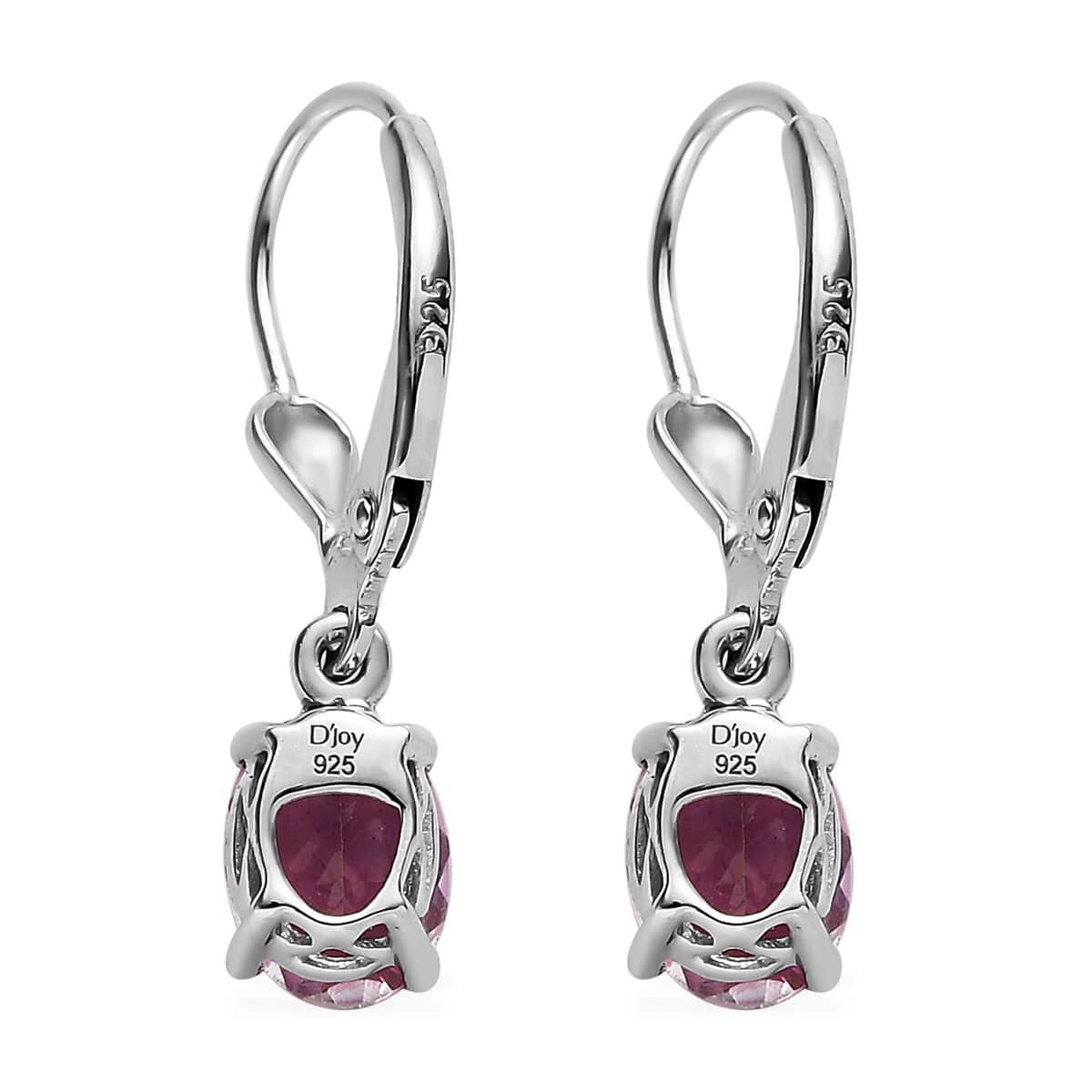 Brazilian Pink Petalite Lever Back Earrings in Platinum Over Sterling Silver 1.85 ctw image number 3