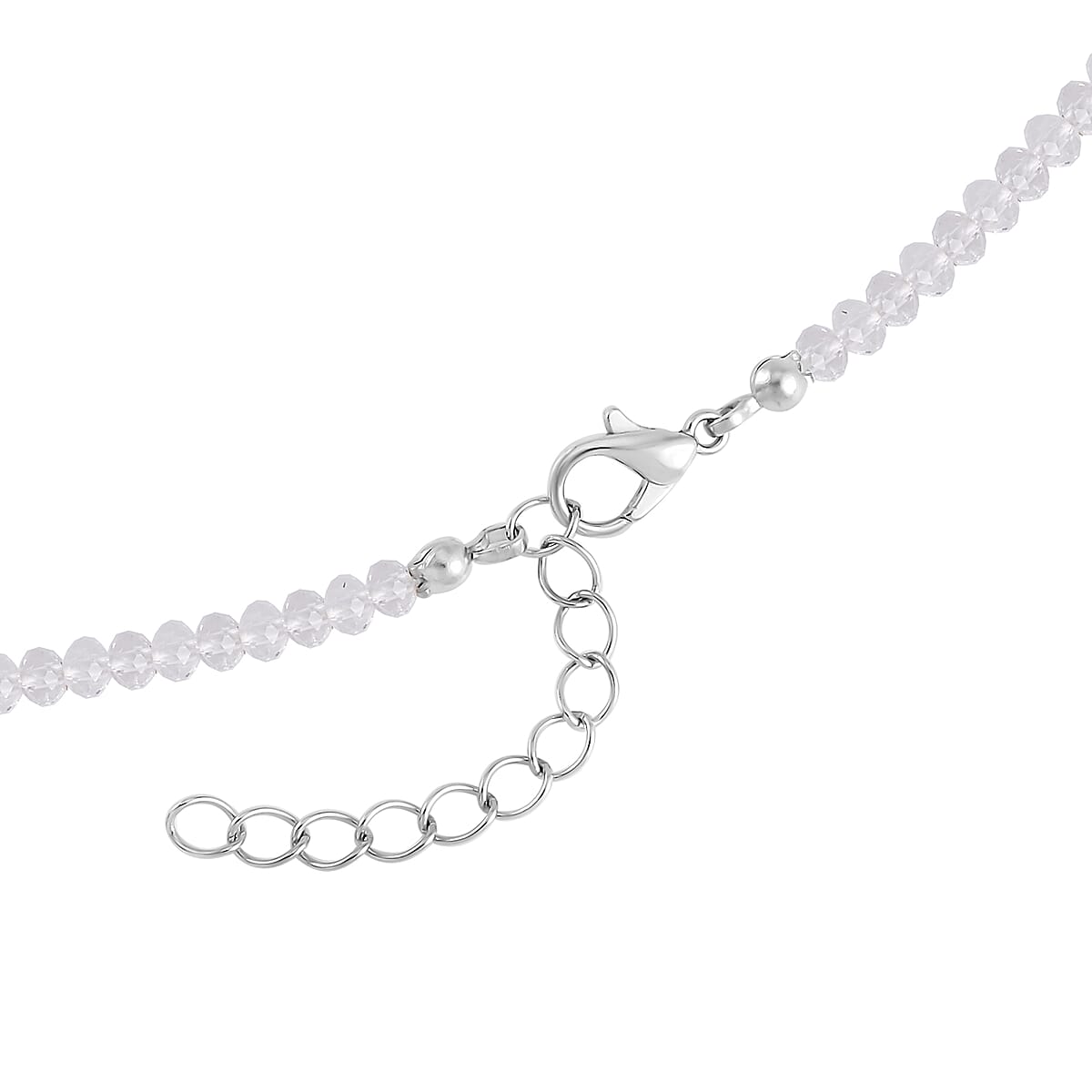 White Shell Pearl and White Glass Beaded Necklace 28-30 Inches in Silvertone image number 5