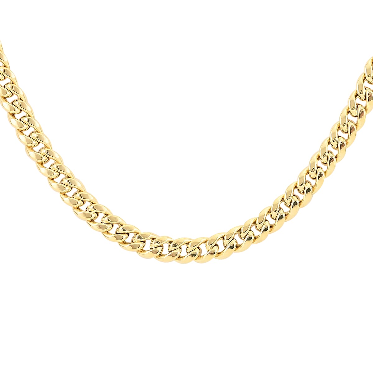 10K Yellow Gold 6.7mm Miami Cuban Necklace (22 Inches) (27.30 g) image number 0