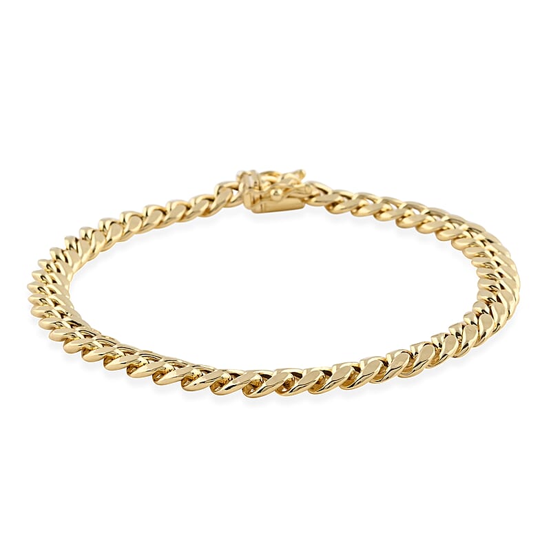 10K Yellow Gold 6.7mm Miami Cuban Bracelet (8.00 In) 9.92 Grams