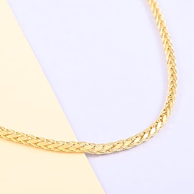10K Yellow Gold 3mm Palma Necklace (22 Inches) 5.90 Grams
