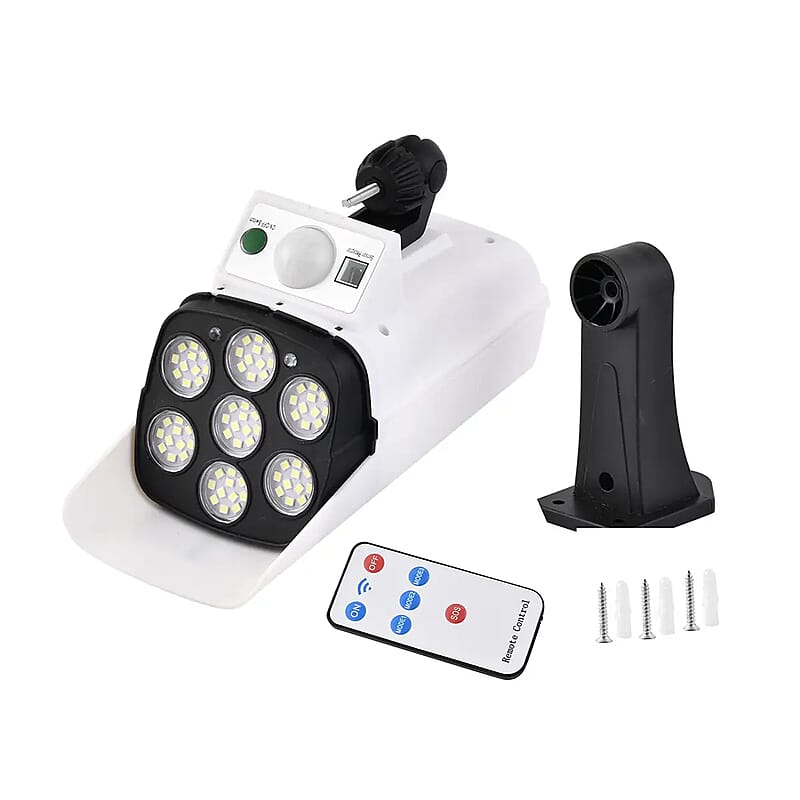 White Camera Design LED Solar Street Light