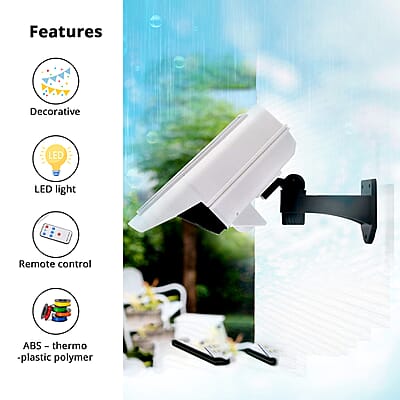 White Camera Design LED Solar Street Light