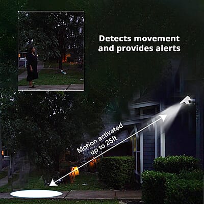 White Camera Design LED Solar Street Light